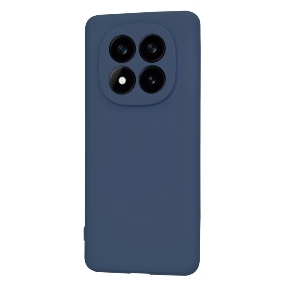 Husa pentru Xiaomi Redmi Note 14 Pro+ din Silicon Catifelat, Protectie Premium, Skyddar SoftElegance - Bleumarin - 3 | YEO