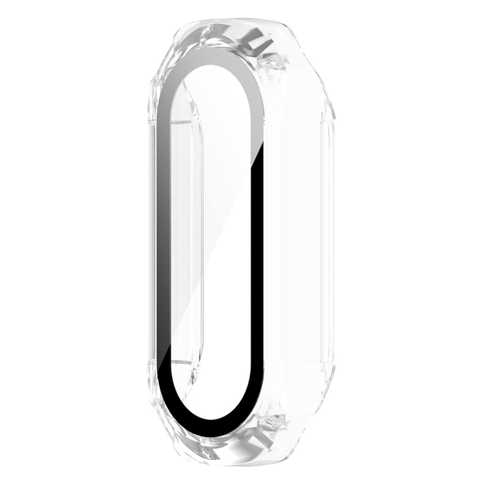 Husa Protectie 360°, Ultra-Subtire, Anti-Soc pentru Xiaomi Smart Band 7 / 7 NFC, Anti-Soc Full Screen - Transparenta - 2 | YEO