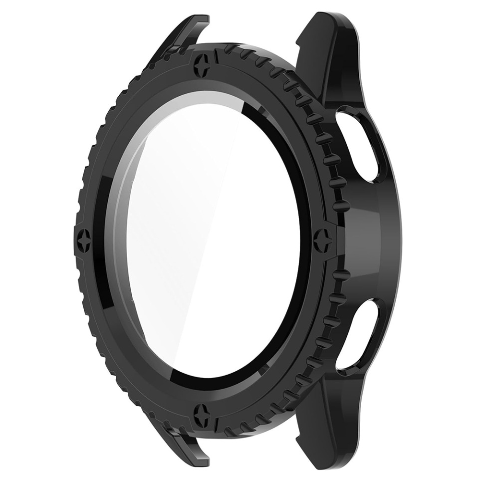 Husa Protectie 360°, Ultra-Subtire, Anti-Soc pentru Xiaomi Watch S3, Anti-Soc Full Screen - Negru - 2 | YEO