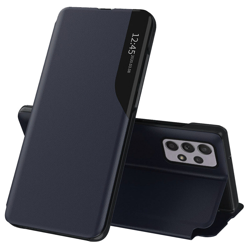 Husa Samsung Galaxy A33 5G tip carte Techsuit eFold - Dark Blue