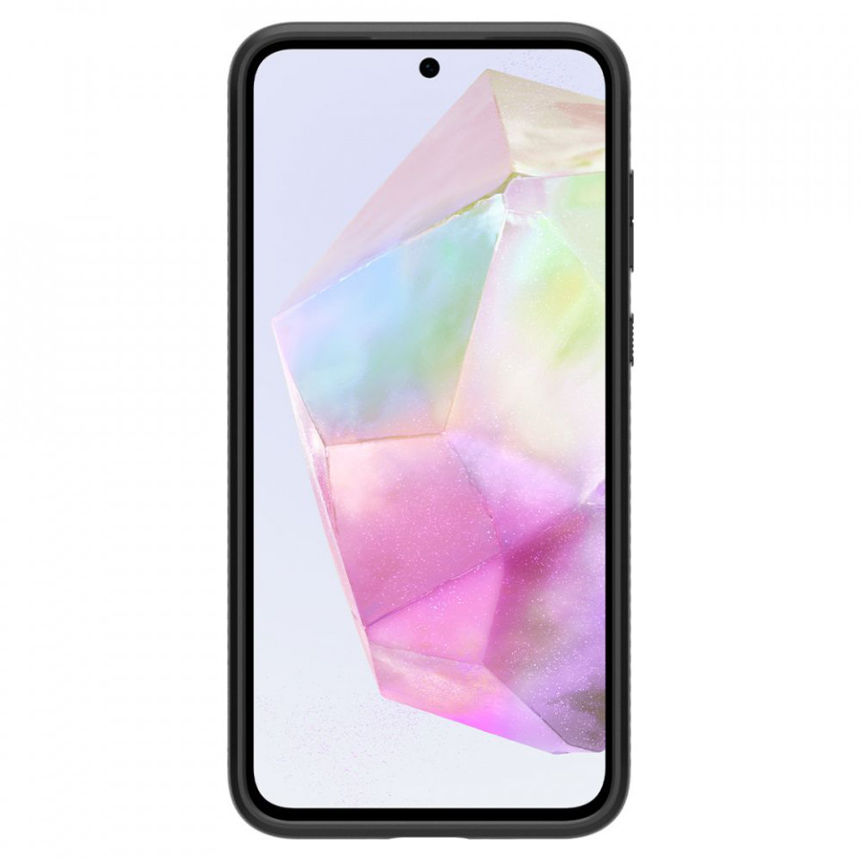 Husa Samsung Galaxy A35 5G flexibila, Spigen Liquid Air - Negru - 2 | YEO