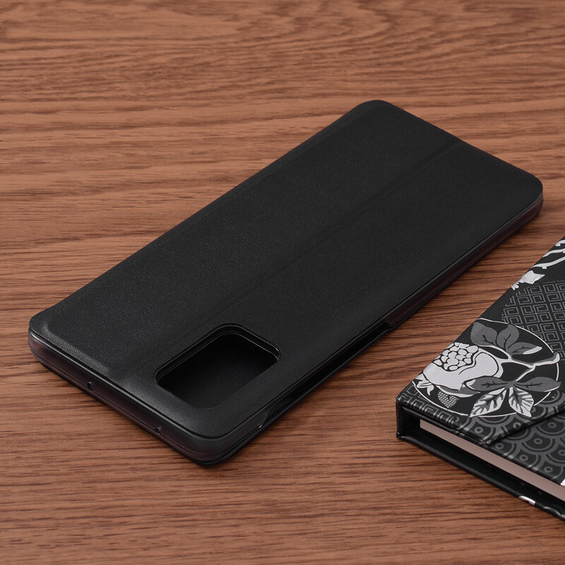 Husa Samsung Galaxy A71 tip carte, Techsuit eFold - Negru - 2 | YEO