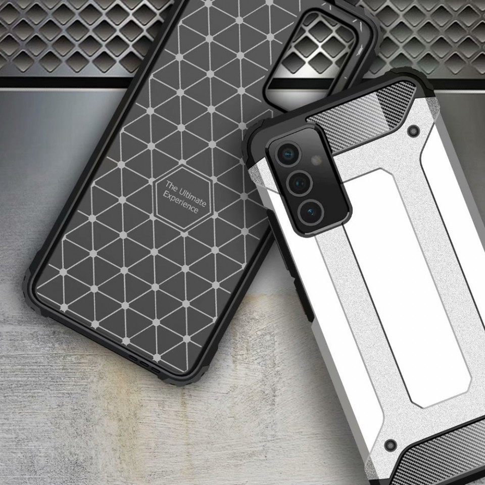 Husa Samsung Galaxy A82 5G din plastic dur, Techsuit Hybrid Armor - Negru - 2 | YEO