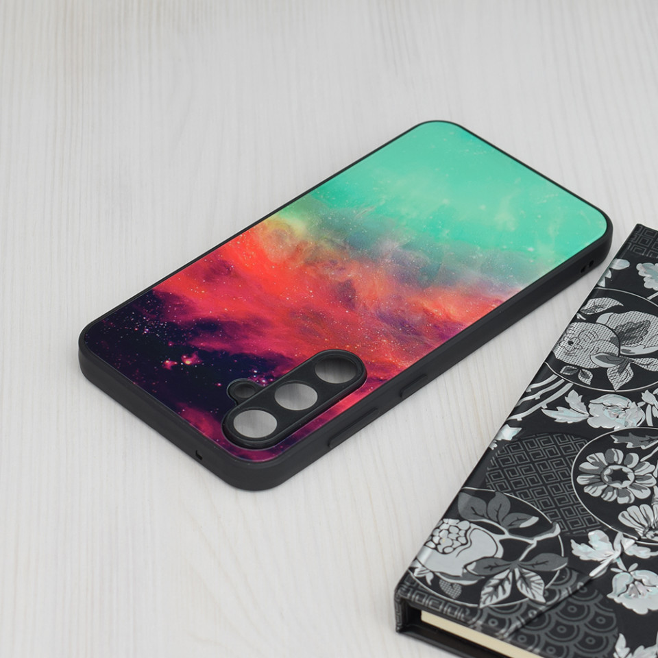 Husa Samsung Galaxy S23 FE cu sticla securizata, Techsuit Glaze - Fiery Ocean - 3 | YEO