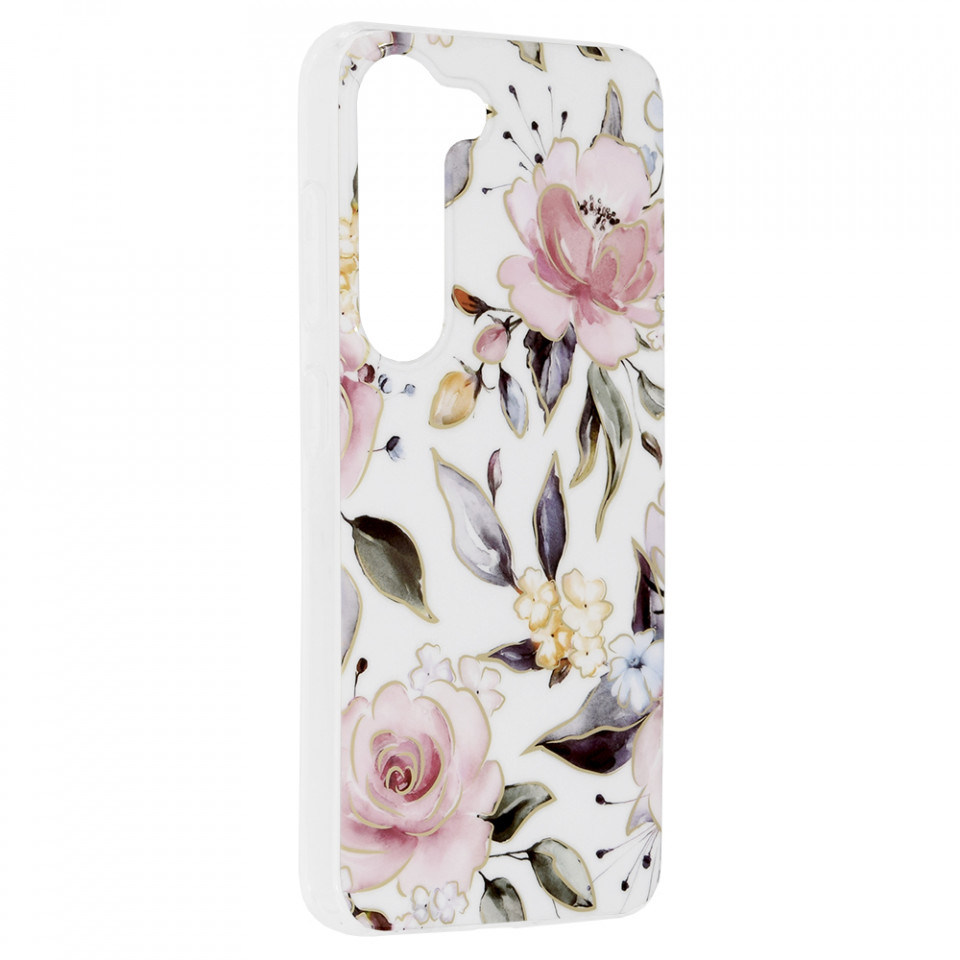 Husa Samsung Galaxy S23 Marble Series, Techsuit - Chloe White - 1 | YEO