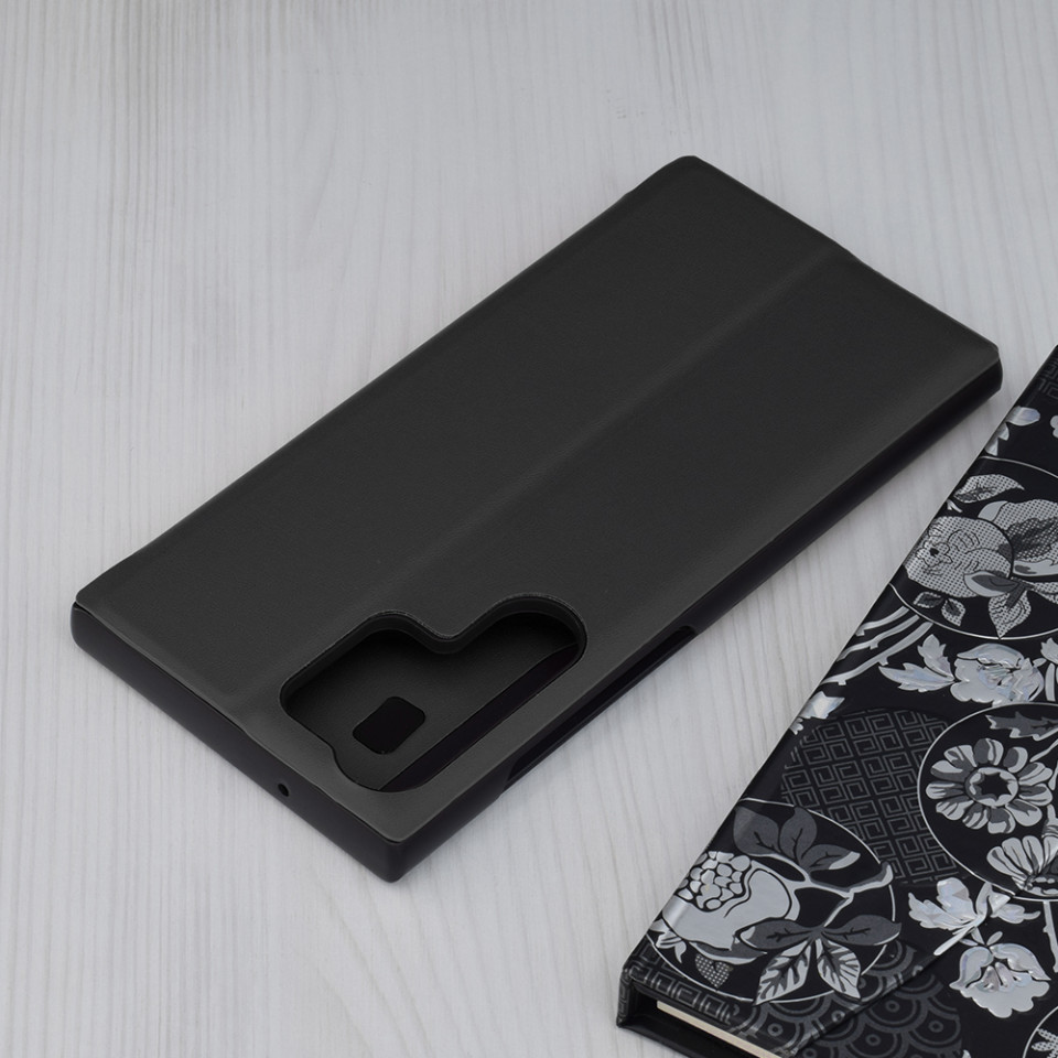 Husa Samsung Galaxy S23 Ultra tip carte Techsuit eFold - Negru - 1 | YEO
