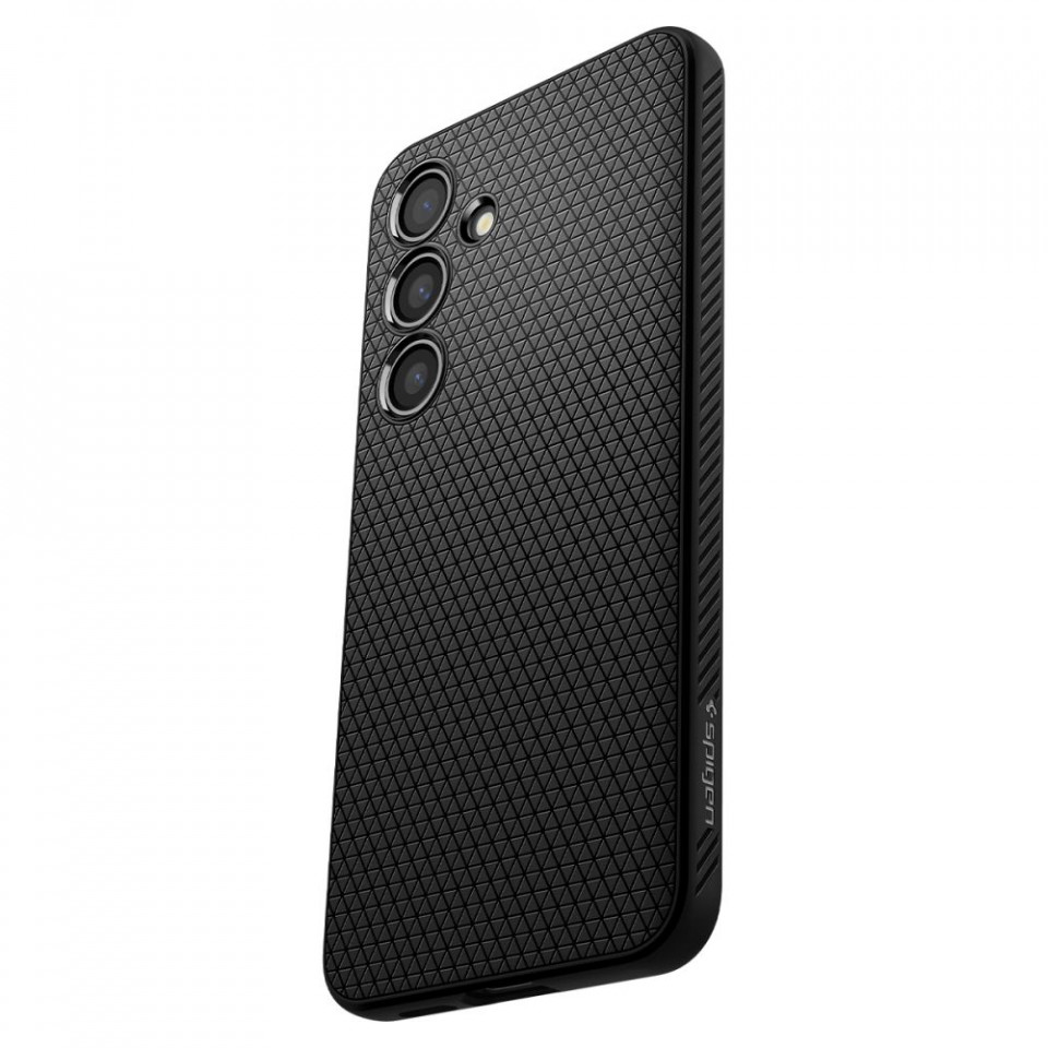 Husa Samsung Galaxy S24 flexibila, Spigen Liquid Air - Negru - 6