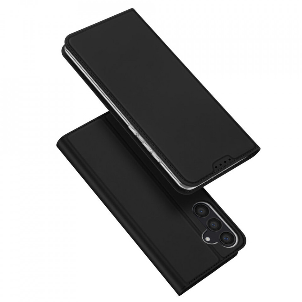 Husa Samsung Galaxy S24 tip carte magnetica, Skin Pro Dux Ducis - Negru