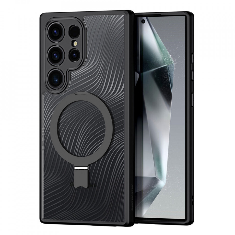 Husa Samsung Galaxy S24 Ultra, Dux Ducis Aimo Series - Negru
