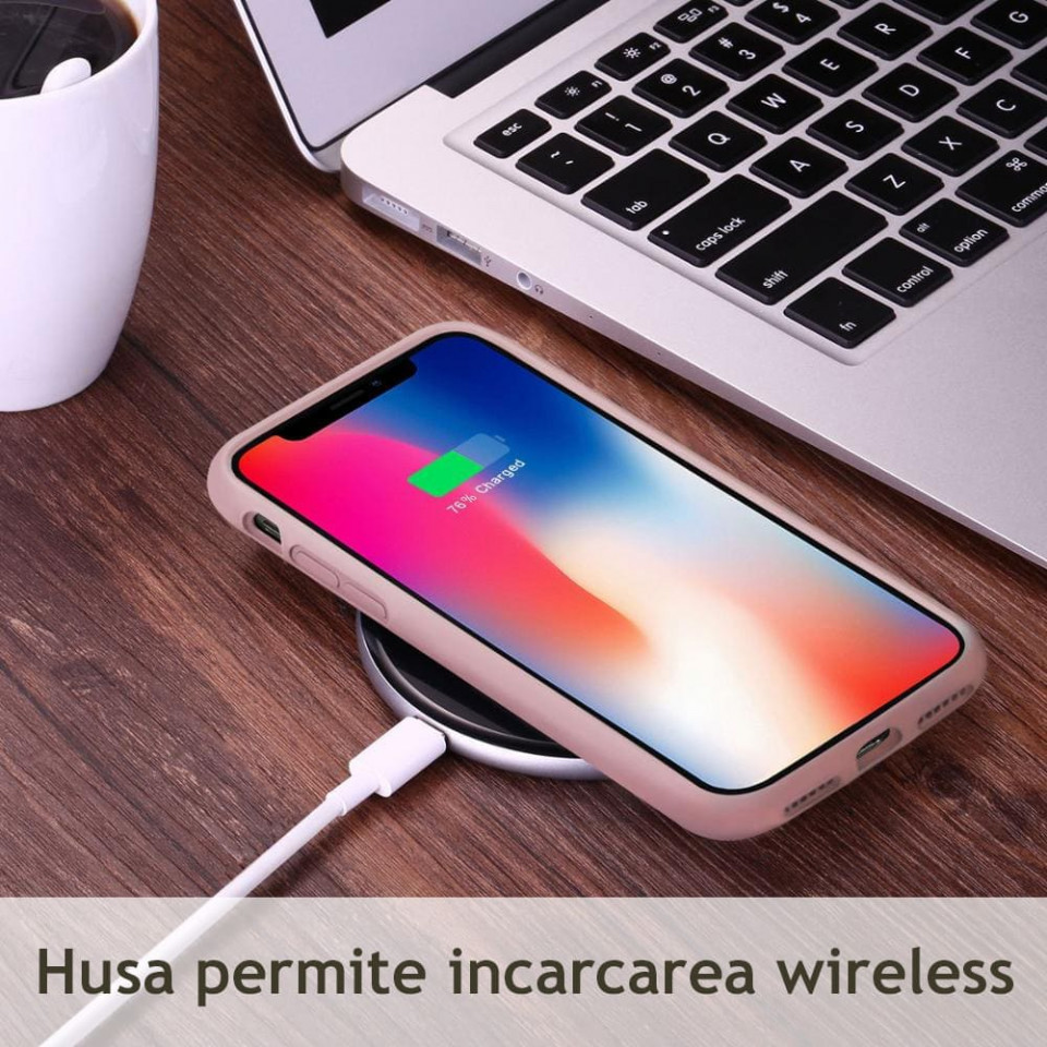 Husa Samsung Galaxy S8 Plus din silicon moale, Techsuit Soft Edge - Plum Violet - 2 | YEO