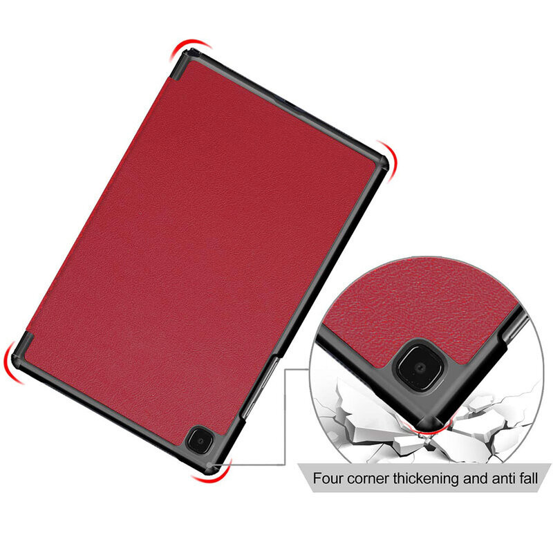 Husa Samsung Galaxy Tab A7 Lite 8.7 inch T220/T225 2021, Techsuit FoldPro - Rosu - 1 | YEO