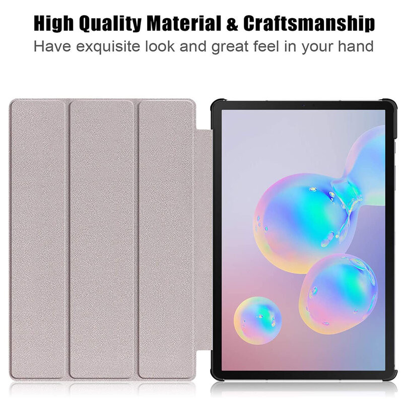 Husa Samsung Galaxy Tab S6 Lite (2020 / 2022 / 2024) , Techsuit FoldPro - Rosu - 2 | YEO