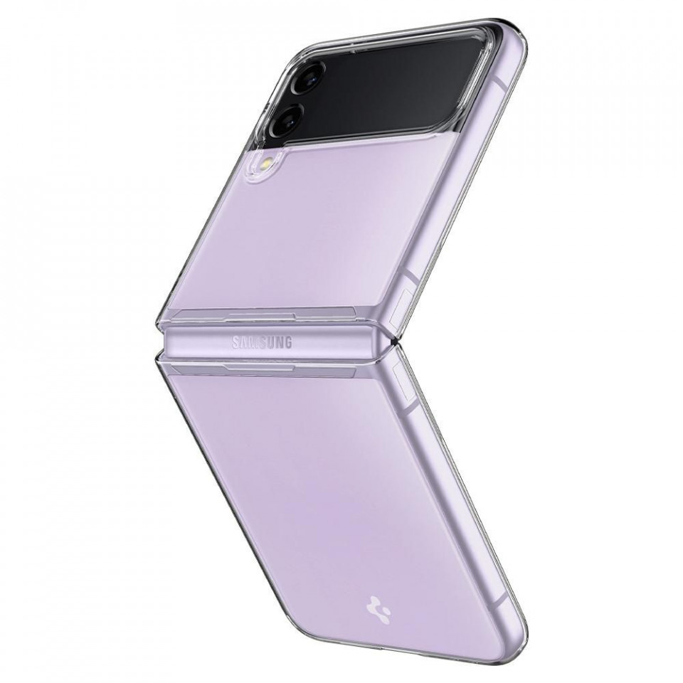 Husa Samsung Galaxy Z Flip3 5G, Spigen AirSkin - Clear - 2 | YEO