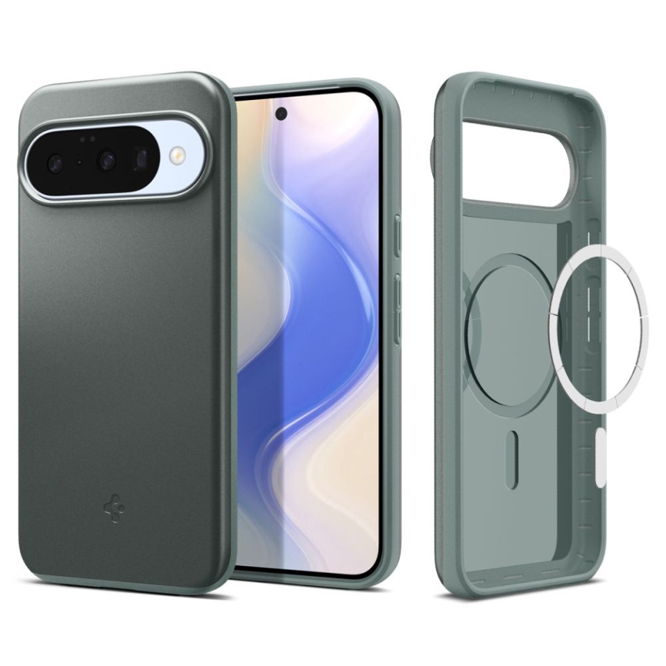 Husa slim Google Pixel 10 / Pixel 10 Pro, Spigen Thin Fit - Verde