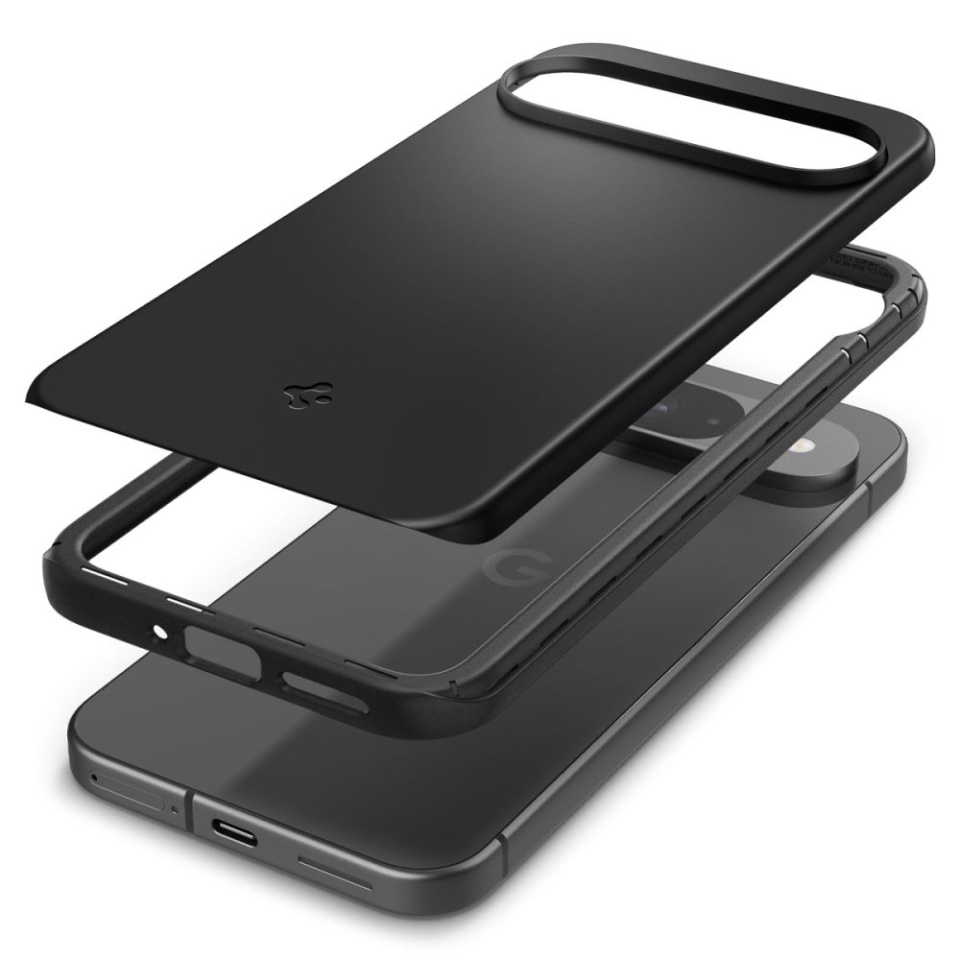 Husa slim Google Pixel 9, Spigen Thin Fit - Negru - 4 | YEO