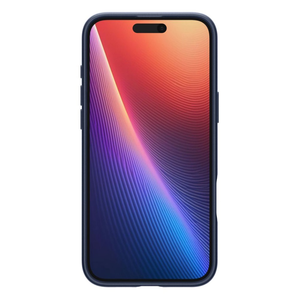 Husa slim iPhone 16, Spigen Thin Fit - Bleumarin - 2 | YEO
