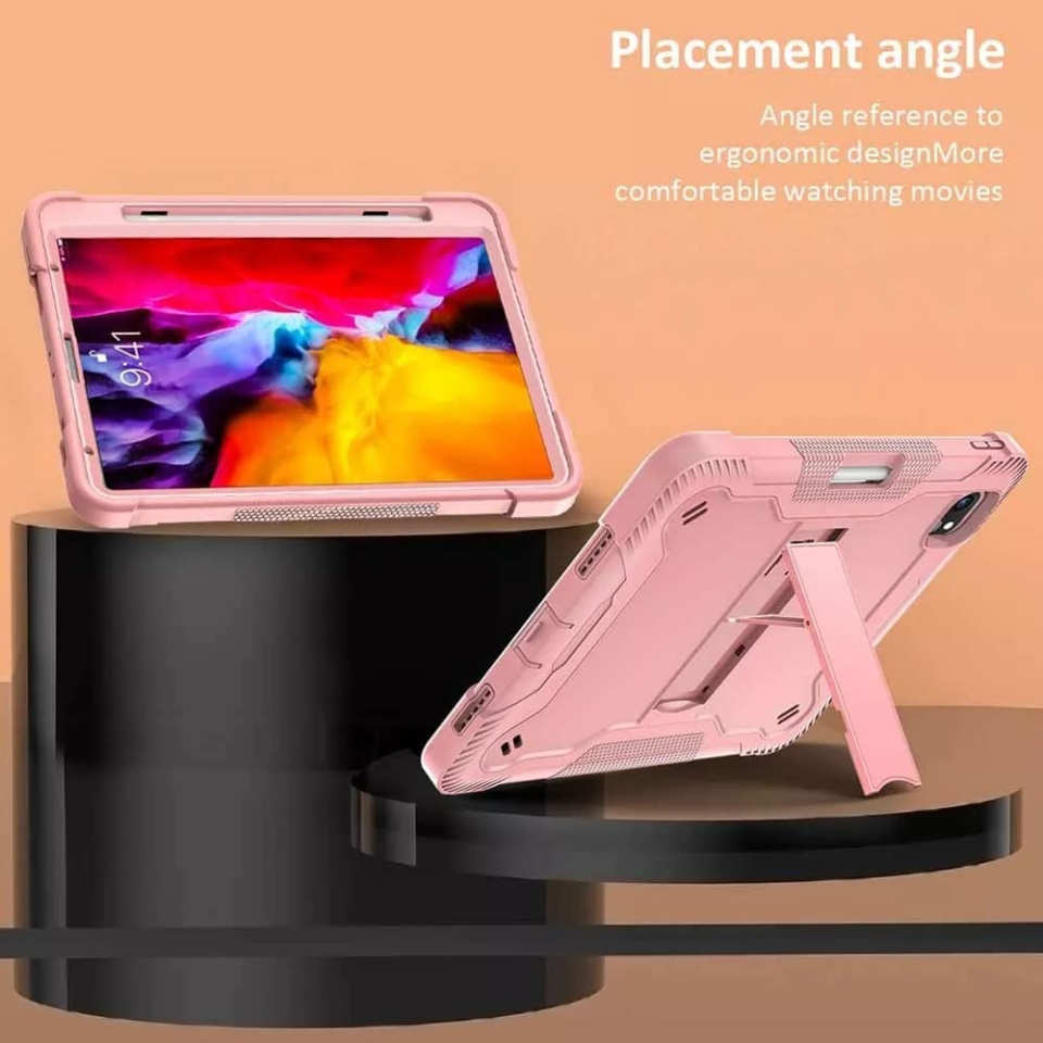 Husa tableta iPad Pro 13 (2024), Ideala pentru Utilizare Zilnica, Antisoc si Anti-zgarieturi, SKDR TabArmor - Negru - 1 | YEO