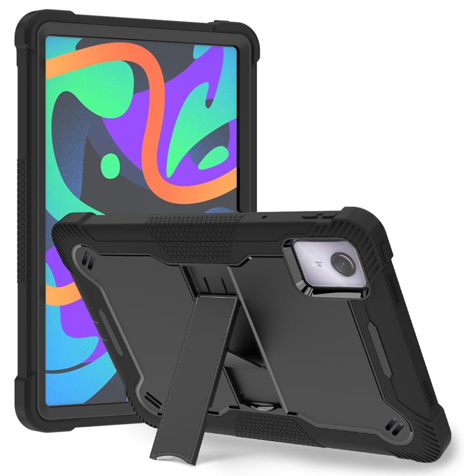 Husa tableta Lenovo Tab M11, Ideala pentru Utilizare Zilnica, Antisoc si Anti-zgarieturi, SKDR TabArmor - Negru - 1 | YEO
