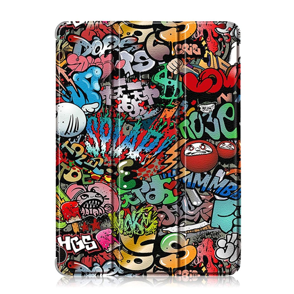 Husa tableta pentru Apple iPad 10.2 (2021/2020/2019) cu suport Multi-Unghi și functie Sleep/Wake , SKYDDAR FoldVision Colour - Urban Vibe - 2 | YEO