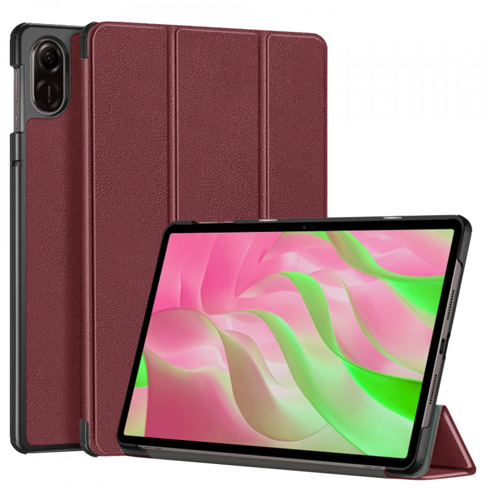 Husa tableta pentru Honor Pad X9 / Pad X8 Pro cu suport Multi-Unghi și functie Sleep/Wake , SKYDDAR FoldVision - Rosu