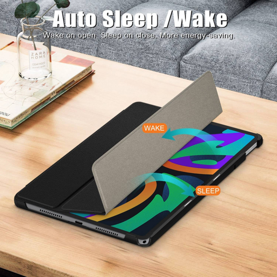 Husa tableta pentru Lenovo Tab M11 cu suport Multi-Unghi și functie Sleep/Wake , SKYDDAR FoldVision Colour - Butterfly - 3 | YEO