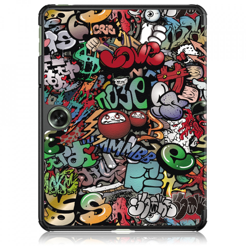 Husa tableta pentru OnePlus Pad Go / Oppo Pad Air2 / Oppo Pad Neo cu suport Multi-Unghi și functie Sleep/Wake , SKYDDAR FoldVision Colour - Urban vibe - 2 | YEO