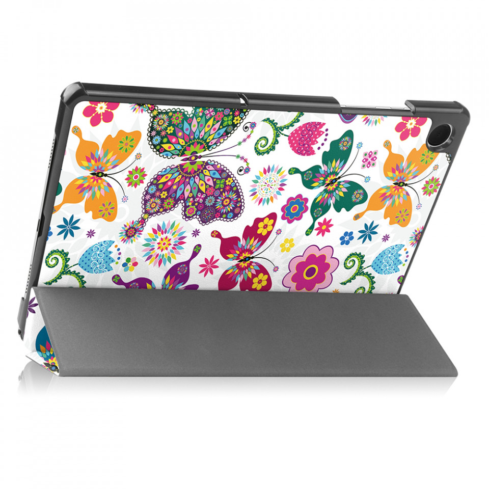 Husa tableta pentru Samsung Galaxy Tab A9 Plus cu suport Multi-Unghi și functie Sleep/Wake , SKYDDAR FoldVision Colour - Butterfly - 3 | YEO