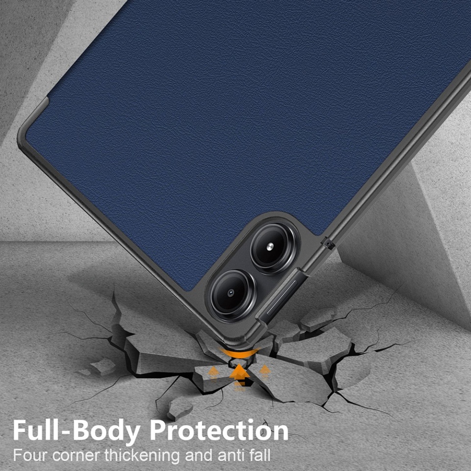 Husa tableta pentru Xiaomi Redmi Pad Pro / Poco Pad cu suport Multi-Unghi și functie Sleep/Wake, SKYDDAR FoldVision - Albastru - 3 | YEO