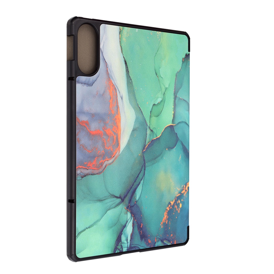 Husa tableta pentru Xiaomi Redmi Pad Pro / Poco Pad cu suport Multi-Unghi și functie Sleep/Wake, SKYDDAR FoldVision - Green time - 2 | YEO