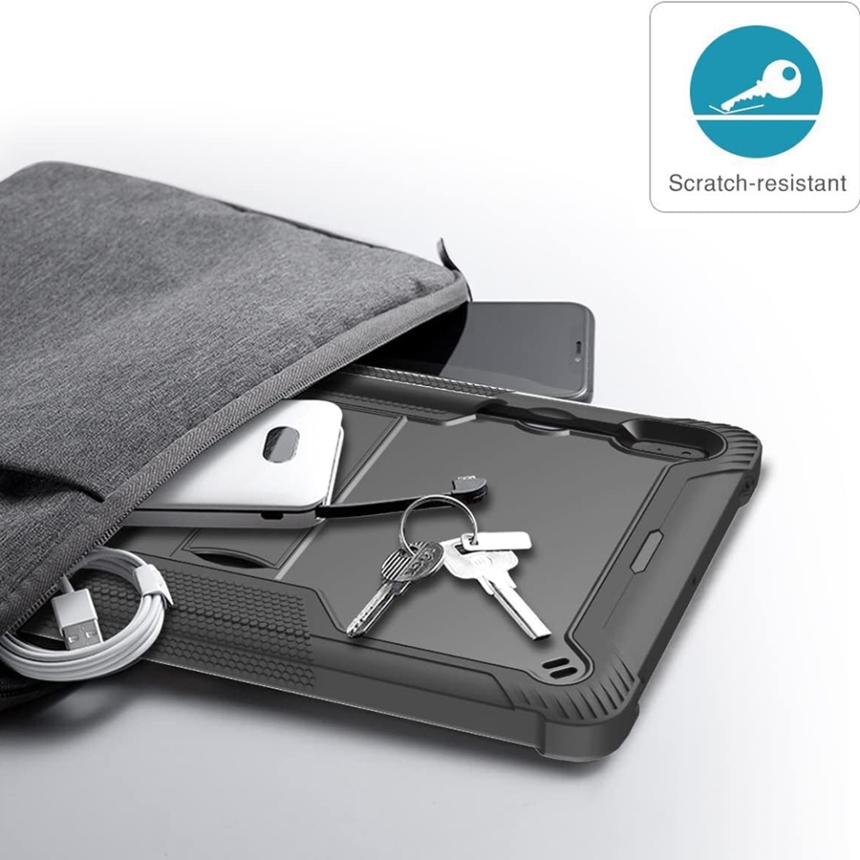 Husa tableta Samsung Galaxy Tab S7 Plus / S8 Plus, Ideala pentru Utilizare Zilnica, Antisoc si Anti-zgarieturi, SKDR TabArmor - Roz - 3 | YEO