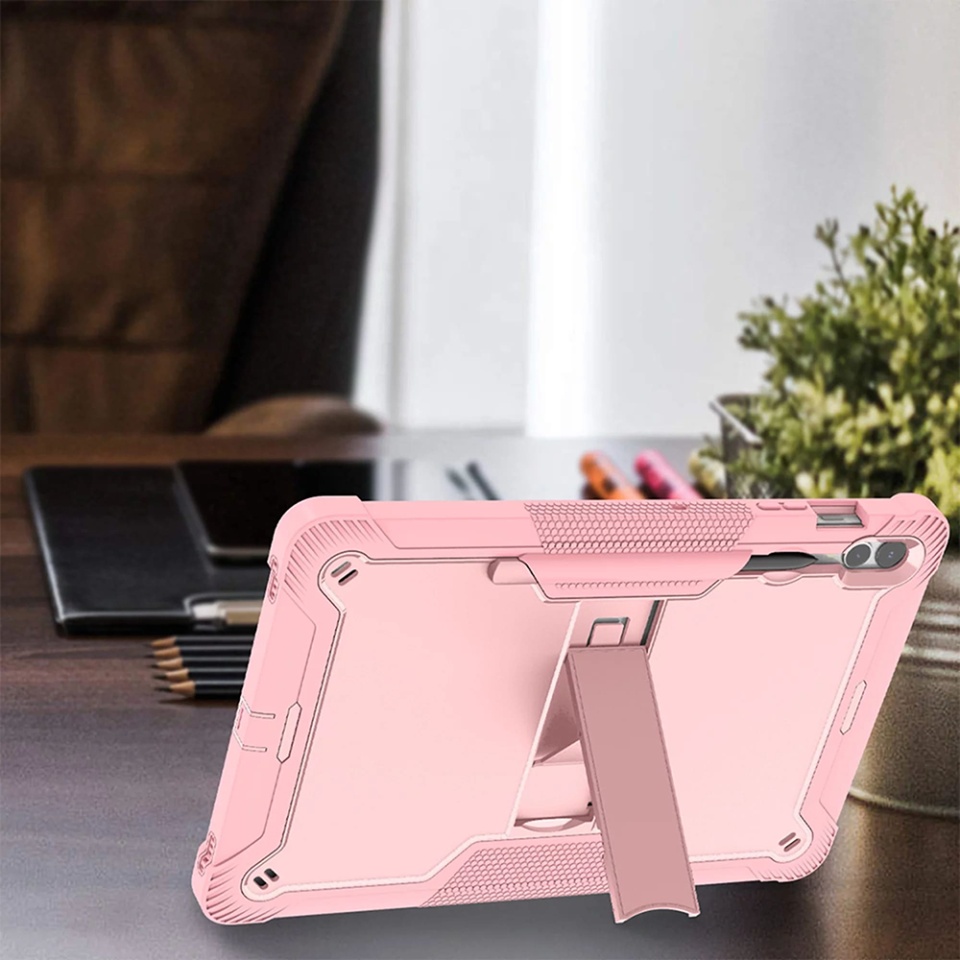 Husa tableta Samsung Galaxy Tab S9 FE Plus, Ideala pentru Utilizare Zilnica, Antisoc si Anti-zgarieturi, SKDR TabArmor - Negru - 3 | YEO