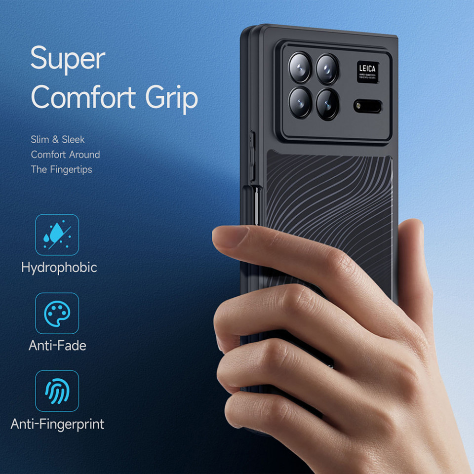 Husa Xiaomi Mix Fold 3, Dux Ducis Aimo Series - Negru - 4 | YEO