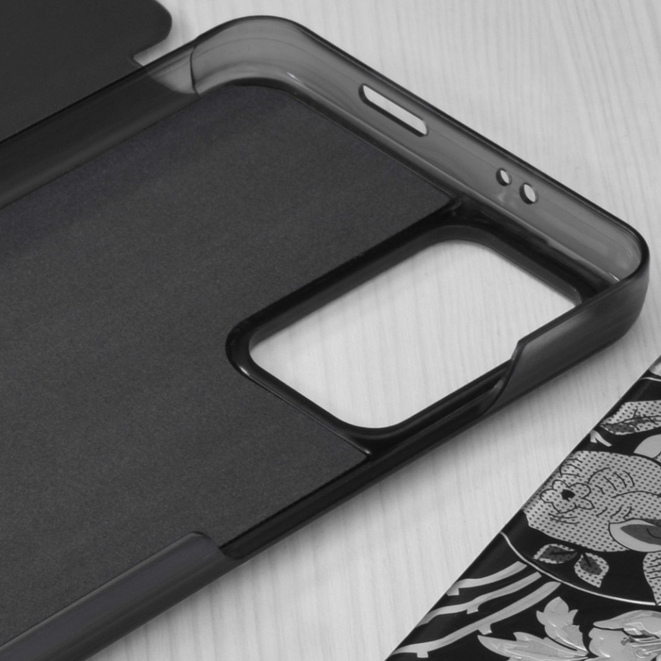 Husa Xiaomi Poco M4 Pro 5G tip carte, Techsuit eFold - Negru - 2 | YEO