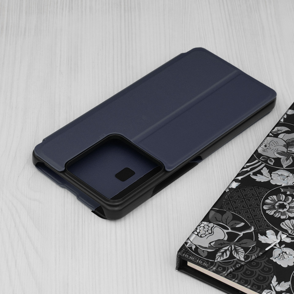 Husa Xiaomi Redmi Note 13 5G tip carte, Techsuit eFold - Albastru - 1 | YEO