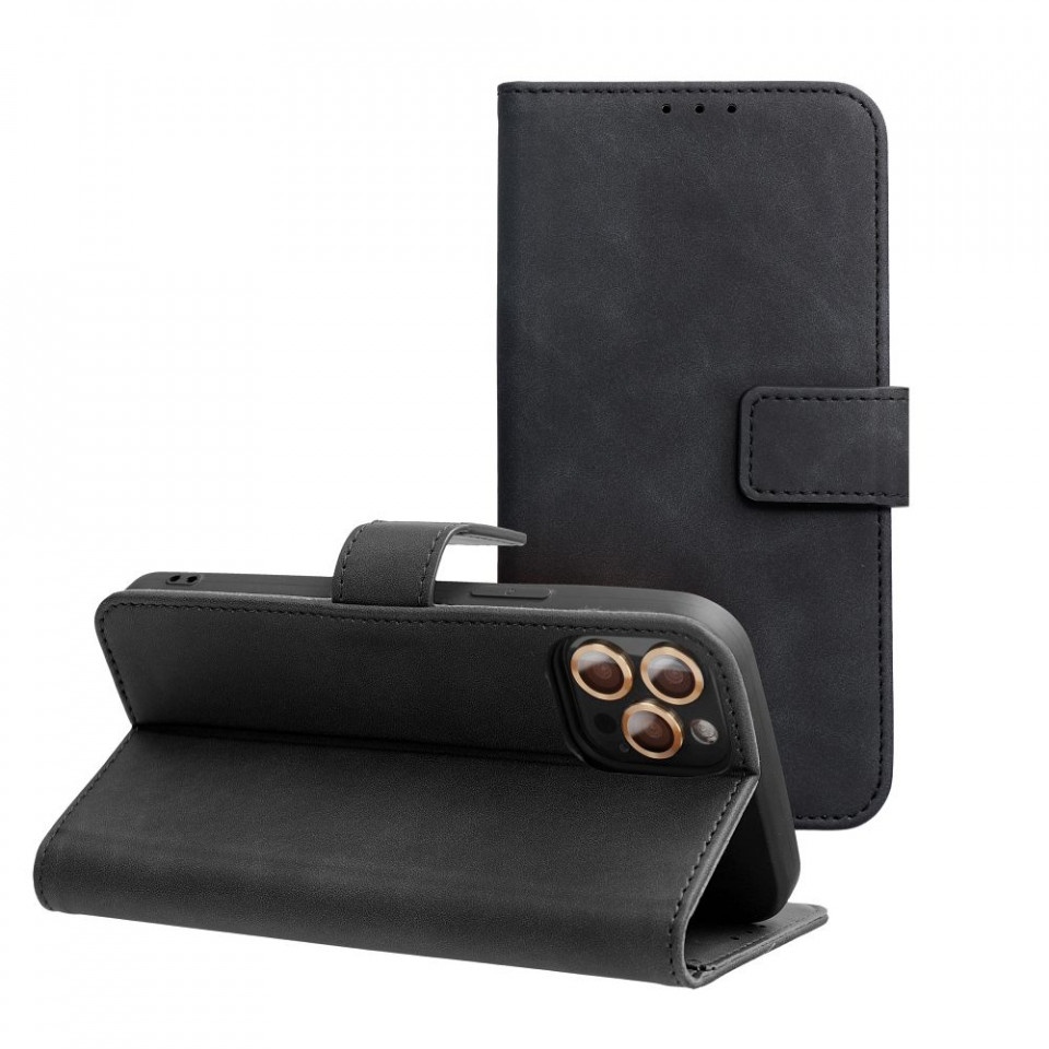 Husa Xiaomi Redmi Note 14 5G tip carte magnetic, Skyddar Tender - Negru