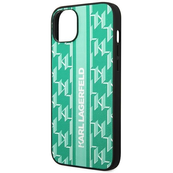 Huse pentru iPhone 14 Plus, Karl Lagerfeld, Hardcase Monogram, Verde - 1 | YEO