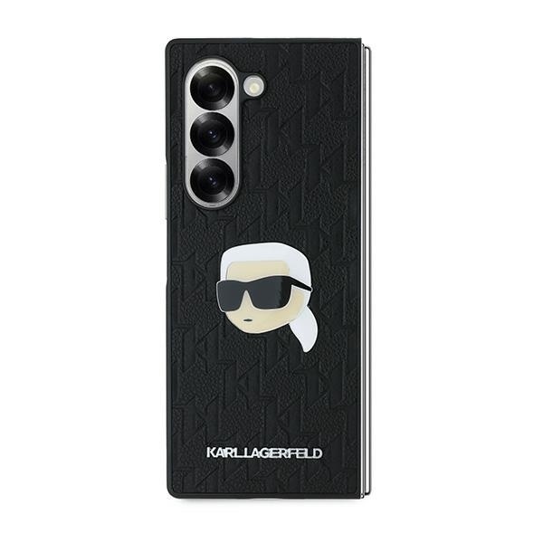 Huse pentru Samsung Galaxy Z Fold6, Karl Lagerfeld, Saffiano, Negru - 2 | YEO