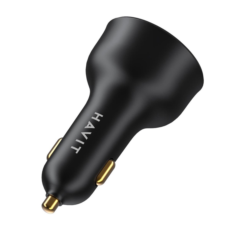 Incarcator Auto Fast Charge, USB, Type-C, PD100W, PC, Havit CC100W, Negru - 2 | YEO