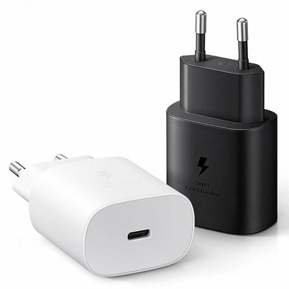 Incarcator de Priza Type-C, 25W, 3A Original Samsung - Alb - 3 | YEO