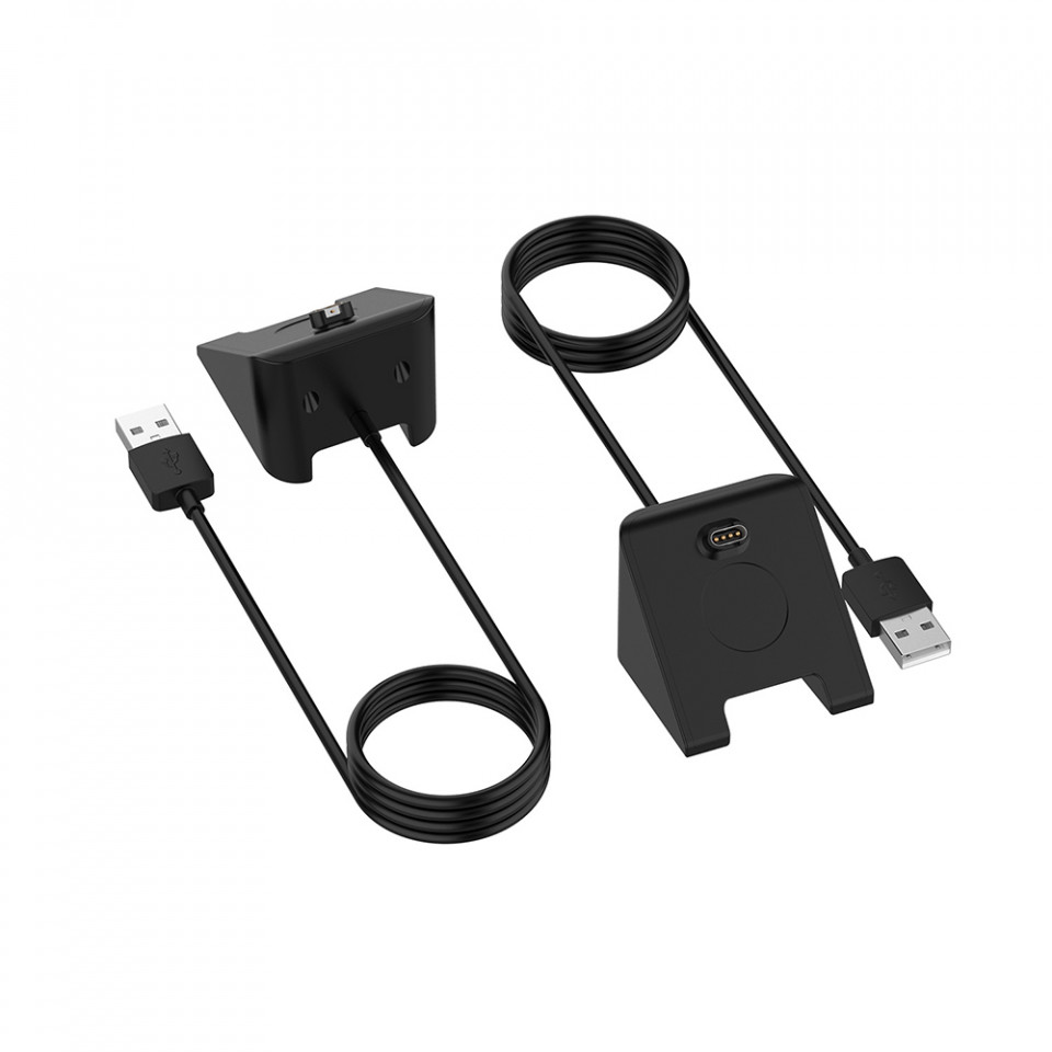 Incarcator pentru Garmin Watch, USB, 5W, 1m - Techsuit (TGC3) - Black - 3 | YEO