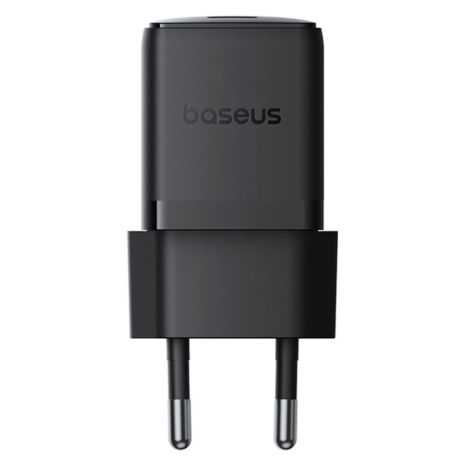 Incarcator Priza, Baseus,Type-C Cablu Inclus, Fast Charge, 30W, 5V/3.0A, 1m, Palm 5213, Negru - 1 | YEO