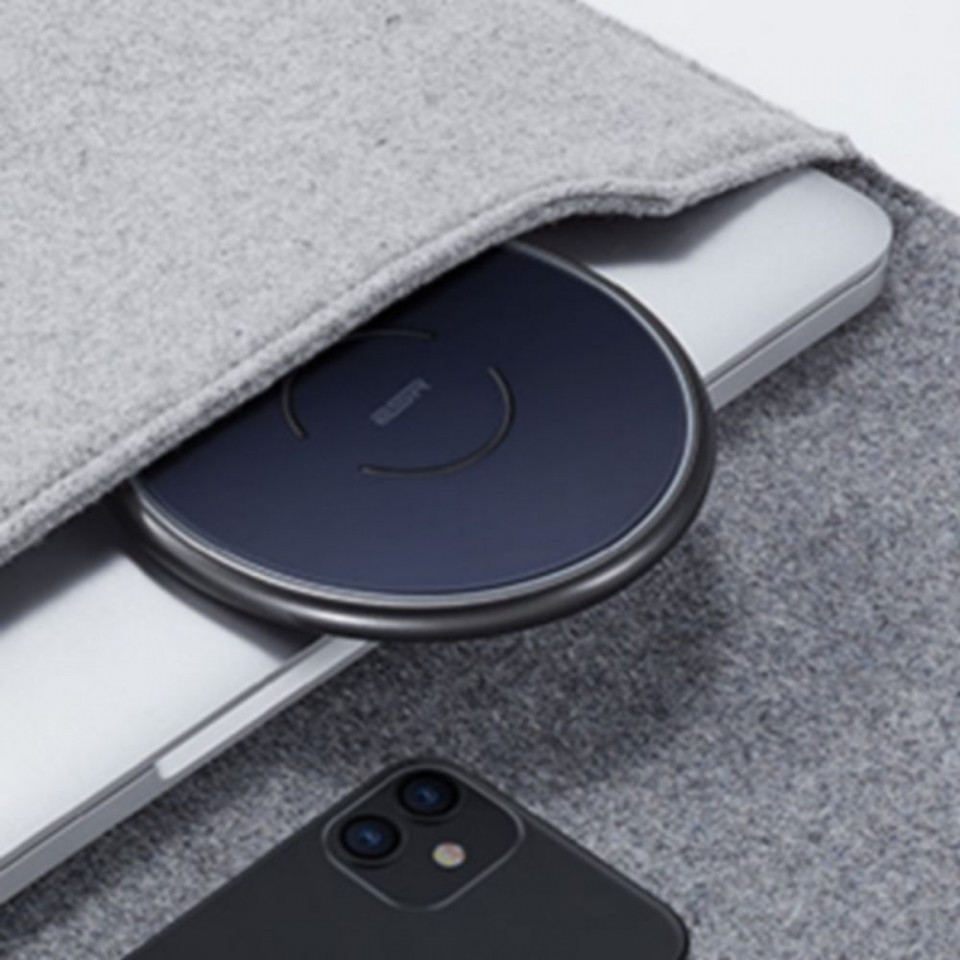 Incarcator Wireless compatibil MagSafe, 10W, Cablu USB-C 1m, ESR Halolock - Midnight Blue - 2 | YEO