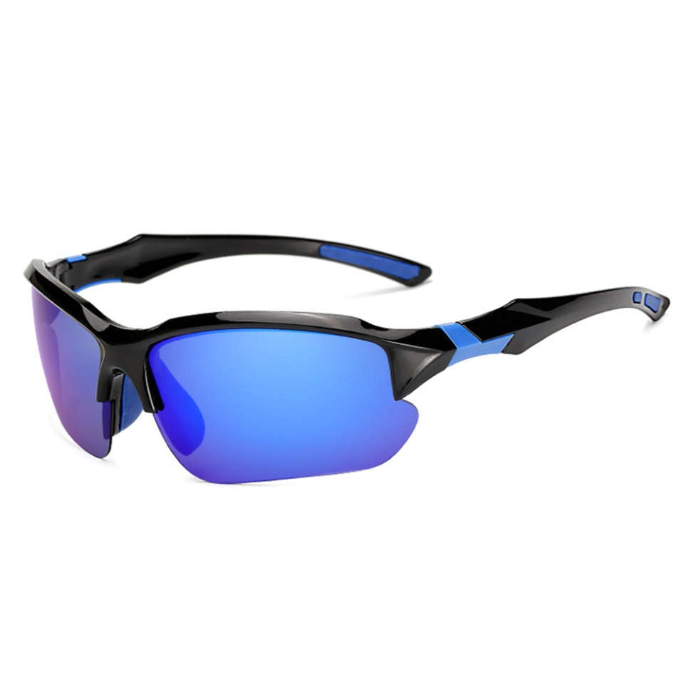 Ochelari de Ciclism și Activități Sportive Outdoor, cu Protecție UV, Unisex 9301 - Negru Albastru