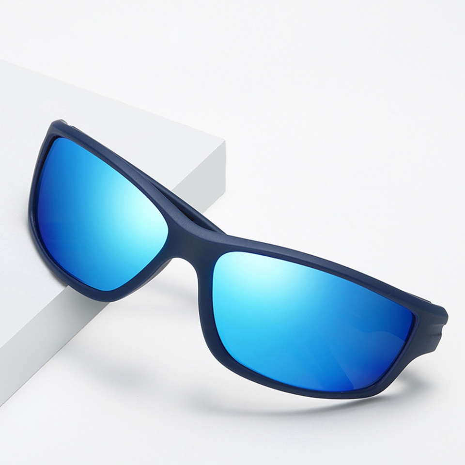Ochelari de Ciclism și Activități Sportive Outdoor, Polarizați, Rectangulari, Unisex - Negru Galben - 3 | YEO