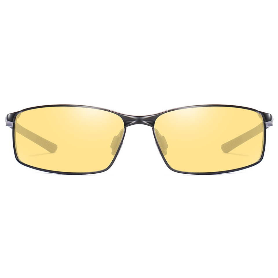 Ochelari de soare barbati, Polarizati, Skyddar 559, Negru;galben - 1 | YEO