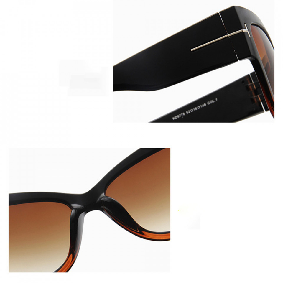 Ochelari de soare dama, Cat Eye, Skyddar Vistta 9778- Negru Gradient Gri - 3 | YEO
