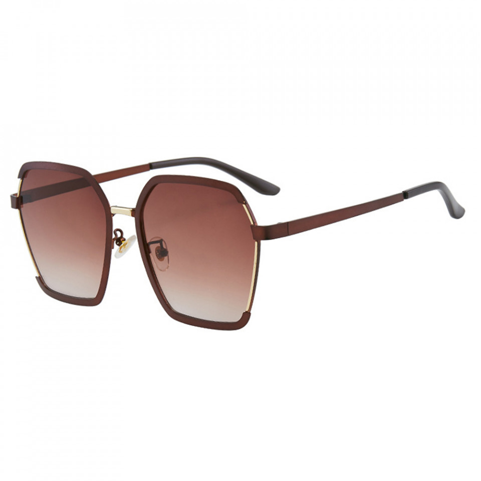 Ochelari de soare dama cu protectie UV (191), Techsuit - Coffe