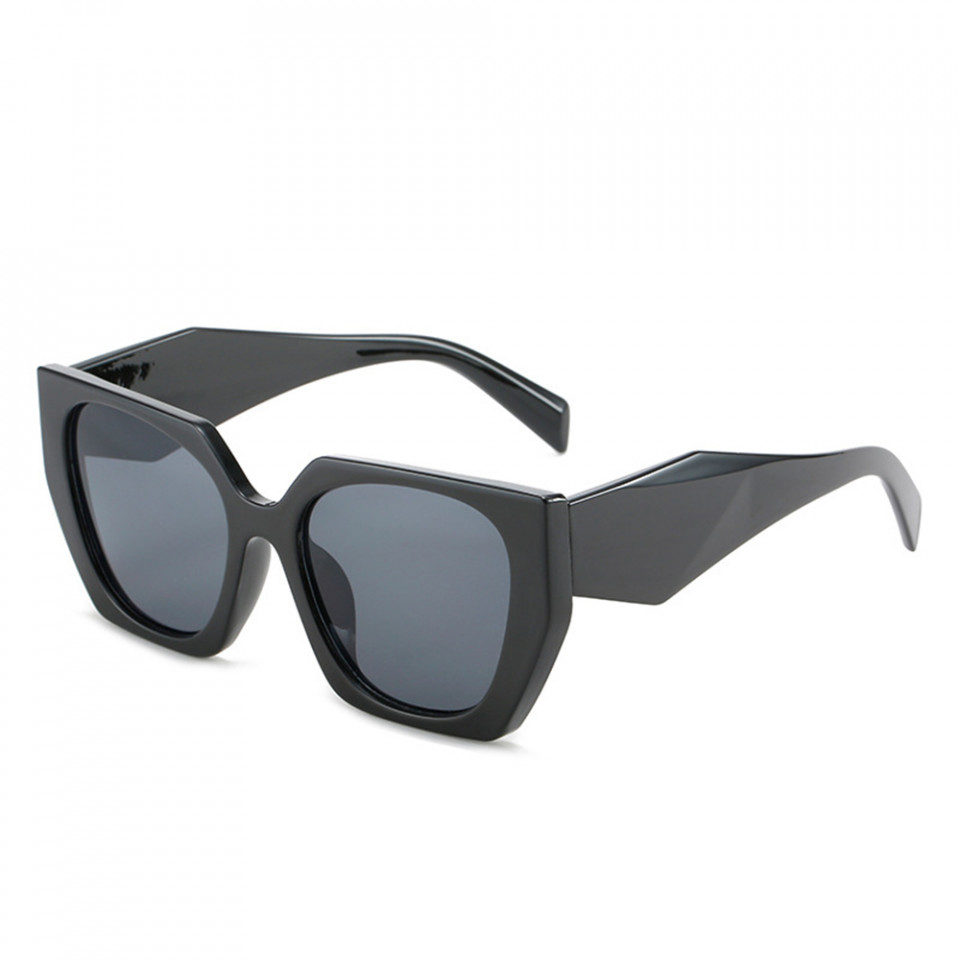 Ochelari de soare dama, rame mari, Luxury, Skyddar Vistta 3967 - Negru Gri