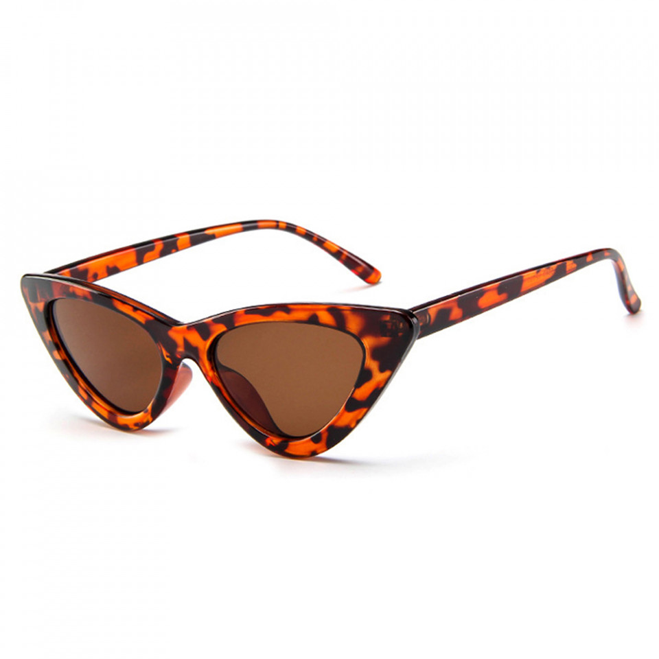 Ochelari de soare dama, rame triunghiulare, Skyddar Vistta 5040 - Leopard