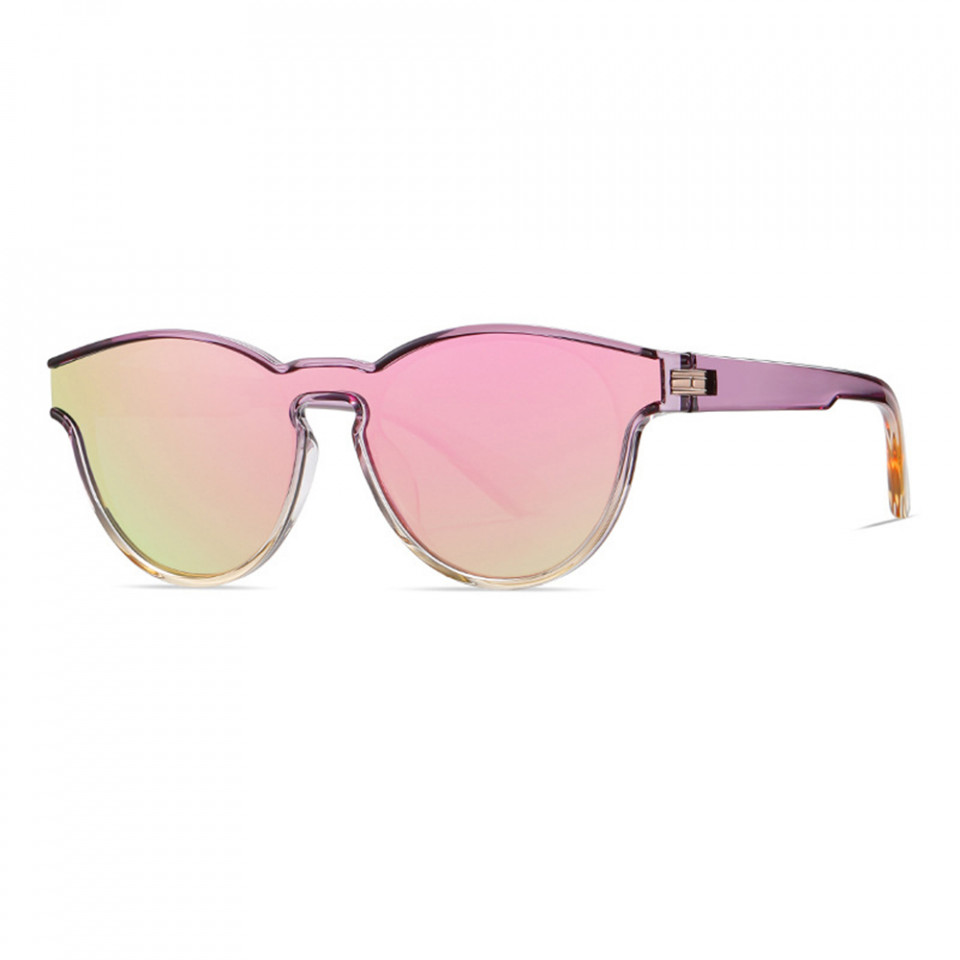Ochelari de soare Unisex cu protectie UV (TR7545), Techsuit - Roz / Galbe / Mov